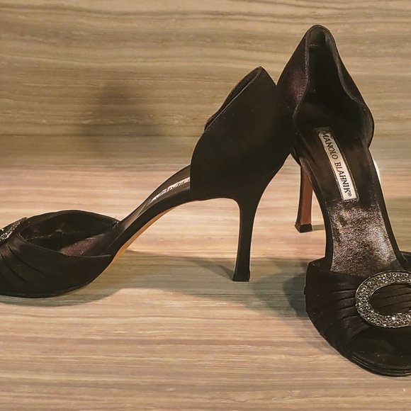 Manolo Blahnik evening heels.